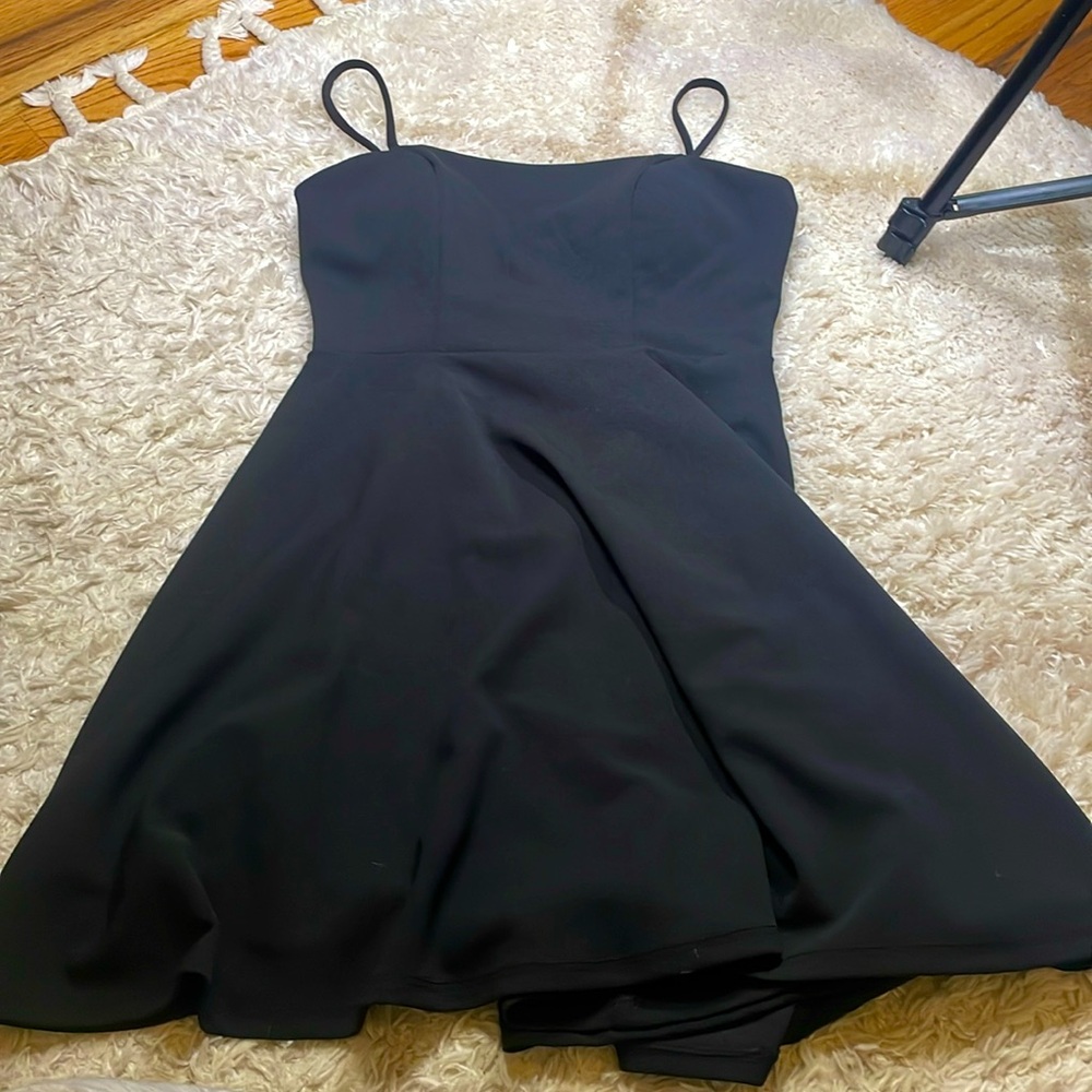 Black A- line Dress